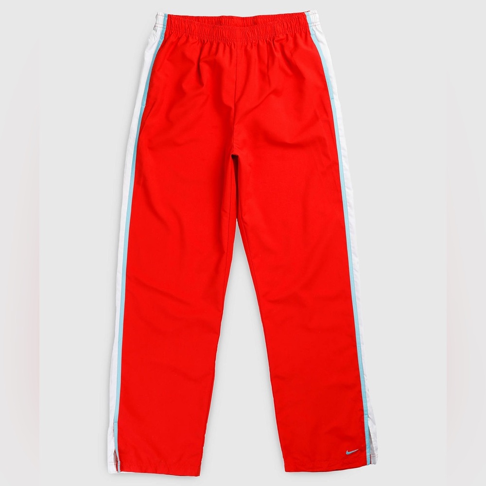 Nike Vintage Y2K Windbreaker Pants Orange Sz S